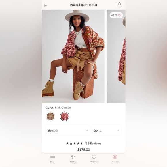 Printed Ruby Jacket - Picture 5 of 7